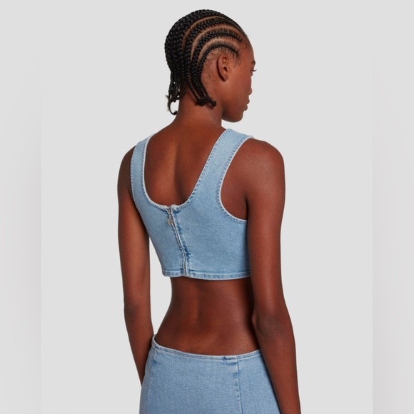 7FAM x ADR Denim Mini Dress XS - Picture 3 of 8